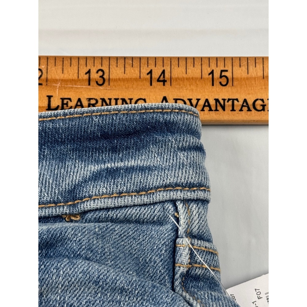 Old Navy OG Straight High‎ Rise Distressed Jeans Medium Wash Size 4 NWT - Picture 8 of 12